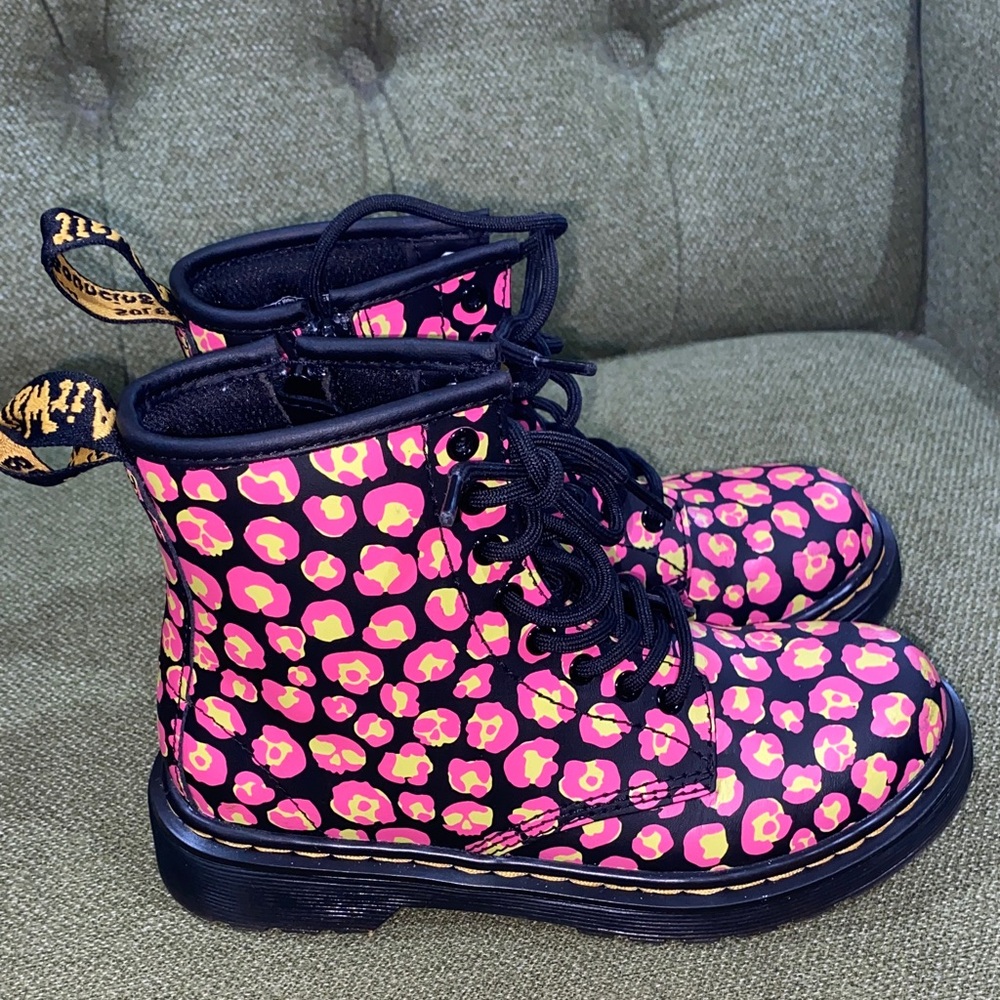 Girls Dr Martens combat boots